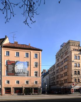 An der Liebherrstraße, Zustand Februar 2011. Im Oktober des selben Jahres ist das Gebäude beretis abgetragen.