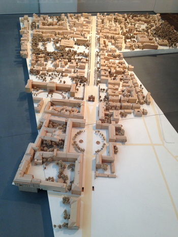 Die Straße in der Modellerweiterung im Stadtmuseum Foto von 2015