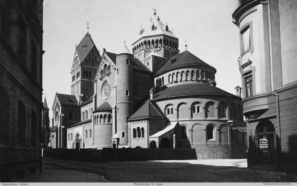 St. Anna, Historische Aufnahme (vor 1894; gesehen von Südosten)