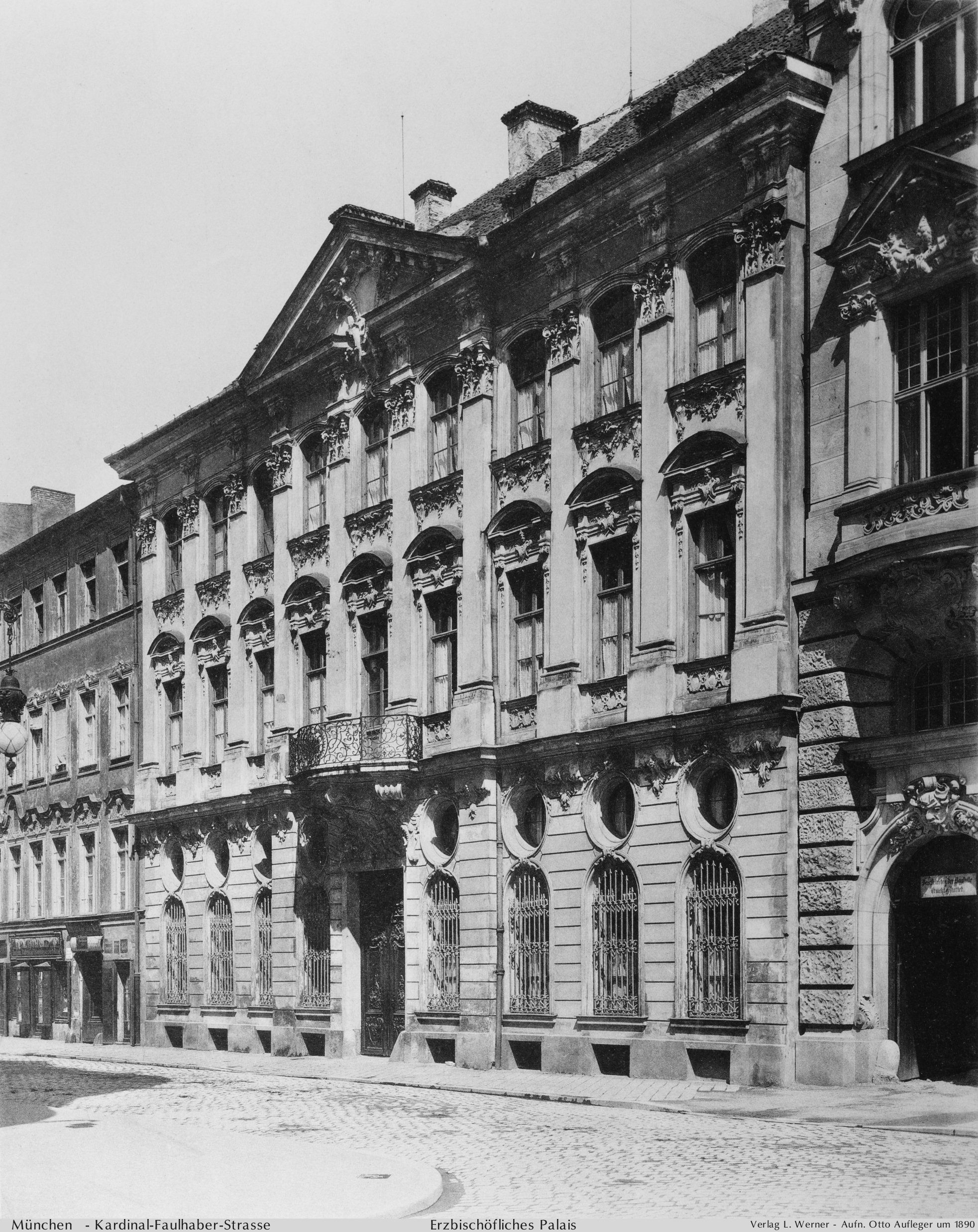 Das Palais um 1890