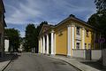 Das im Jahr 1953 zum Standesamt I umfunktionierte Vereinigungshaus Mandlstraße 14, vormals 2c. In den Jahren 1922 bis 1923 für die Turnerschaft Straßburger, eine Altherrenverbindung, durch den Architekten Eduard Hoffmann erbaut. Am 8. Juli 1953 öffnete hier das Standesamt München I, nach dem Umzug von der Nymphenburgerstraße 45, seine Pforten.