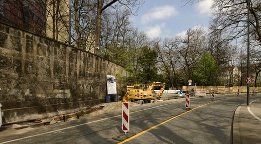 Baustelle, nichts geht mehr.
