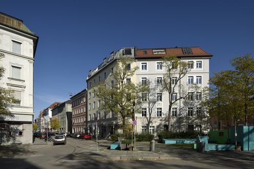 Giftgrün am Zenettiplatz im Oktober 2020