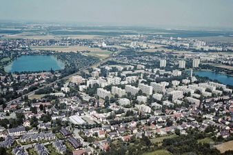 Moosach, Lerchenau, Eggarten, Fasanerie Nord. 1990.