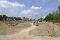 Baustelle Schwabinger Tor. April 2014