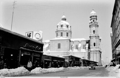 Blick in die Straße im Jahr 1959