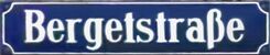 Bergetstraße