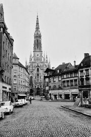 Blick auf die Kirche Johann Baptist.