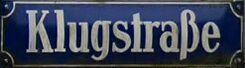 Klugstraße