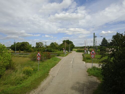 Feldmoching die Hochmuttinger Straße