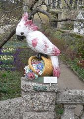 Porzellanpapagei der Nymphenburger Porzellanmanufaktur