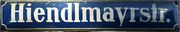 Straßennamenschild