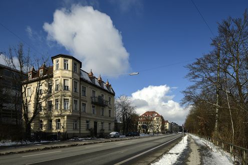 Wanderung entlang der Plinganser, nahe der Hausnummer 140.