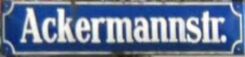 Ackermannstraße