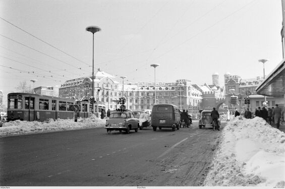 Stachus im Jahr 1959
