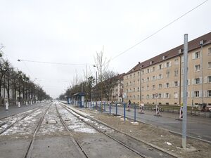 Aindorferstraße, stadtauswärts (01. Feb. 2026)