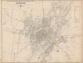 Gustav Wenng, 1858/59, Burgfriedensplan