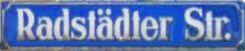 Radstädter Straße