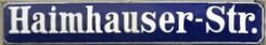 Haimhauserstraße