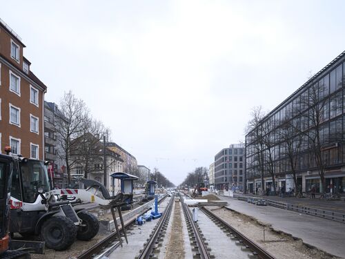 Der Laimer Platz (1. Februar 2026)