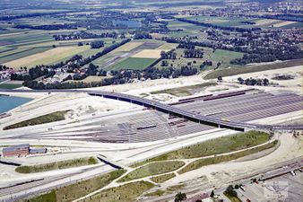 Lerchenau, Fasanerie Nord. Rangierbahnhof. 1990.