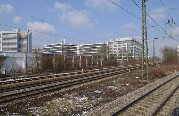 Südring, Sendlinger Spange und Sendlinger Hauptbahn. April 2013.