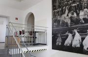 Fotografie vom Inneren der Halle im Stockwerk über dem Markstüberl