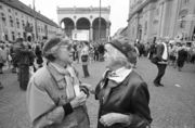 Demonstration gegen das Karlsruher Kruzifix-Urteil 1995