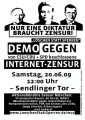 Teilnahme bei der "Zensursula"-Demo Sendlinger Tor