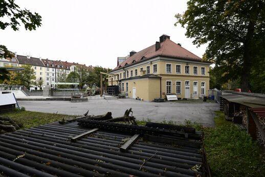 Das Isarwerk III mit Blick hinüber zur Isartalstraße