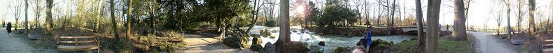 Panorama im Englischen Garten