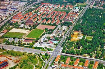 Alte Haide, Ungerer Straße. 1976.