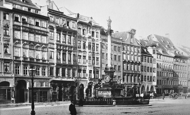 Südliche Fassadenansicht, um 1889